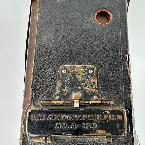 Vintage Eastman Kodak No. 2 Folding Autographic Brownie Camera – For Parts Only - Picture 9 of 13